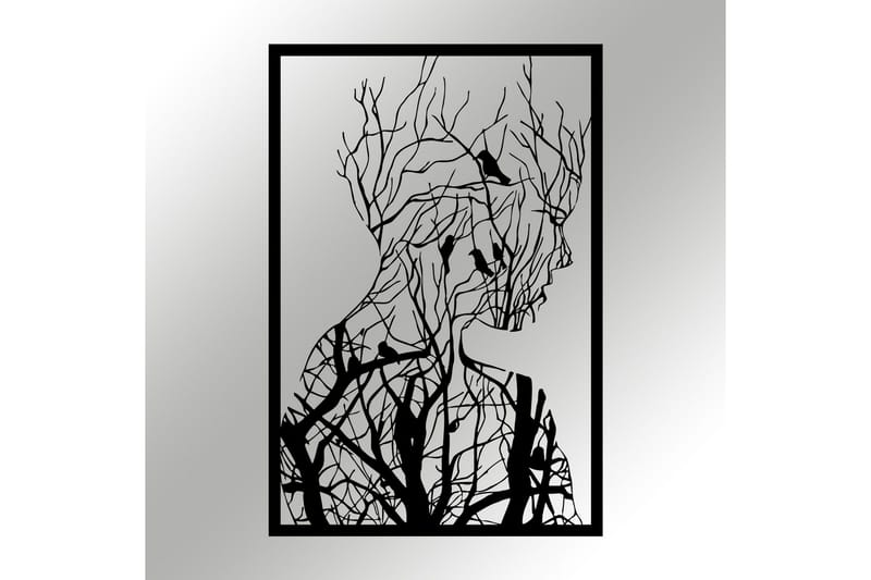 Tree branches Väggdekor - Svart - Inredning - Väggdekor - Skylt - Plåtskyltar