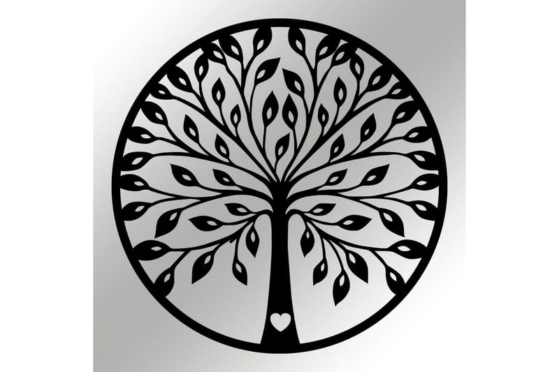 Tree branches Väggdekor - Svart - Inredning - Väggdekor - Skylt - Plåtskyltar