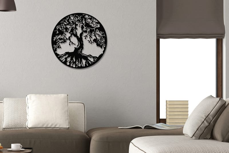 Tree Väggdekor, Svart