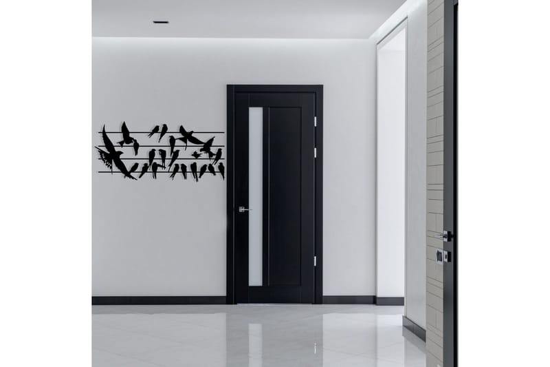 Uccello Väggdekor - Svart - Inredning - Väggdekor - Skylt - Plåtskyltar