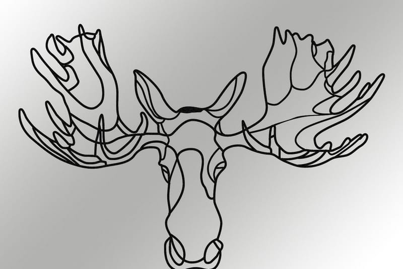 Vaveyla 2 Väggdekor - Svart - Inredning - Väggdekor - Skylt - Plåtskyltar