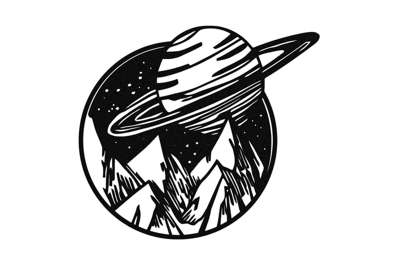 Venus Väggdekor - Svart - Inredning - Väggdekor - Skylt - Plåtskyltar