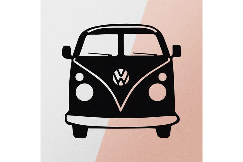 Vosvos Metal Decor Väggdekor - Svart - Inredning - Väggdekor - Skylt - Plåtskyltar