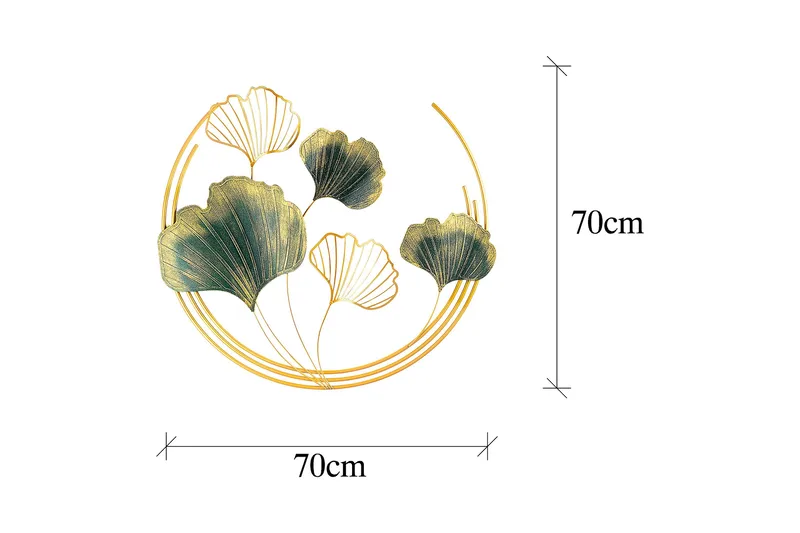 Weifang Väggdekor - Grön/Guld - Inredning - Väggdekor - Skylt - Plåtskyltar