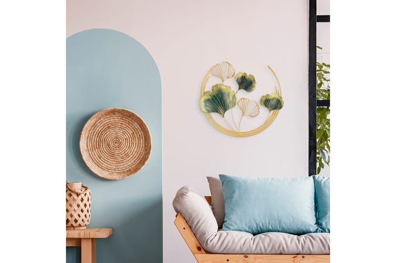 Weifang Väggdekor - Grön/Guld - Inredning - Väggdekor - Skylt - Plåtskyltar