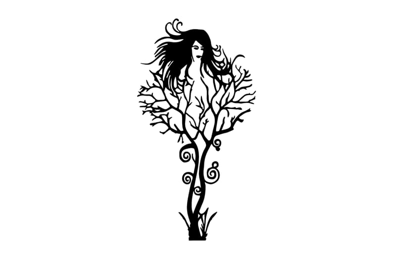 Witch Väggdekor - Svart - Inredning - Väggdekor - Skylt - Plåtskyltar