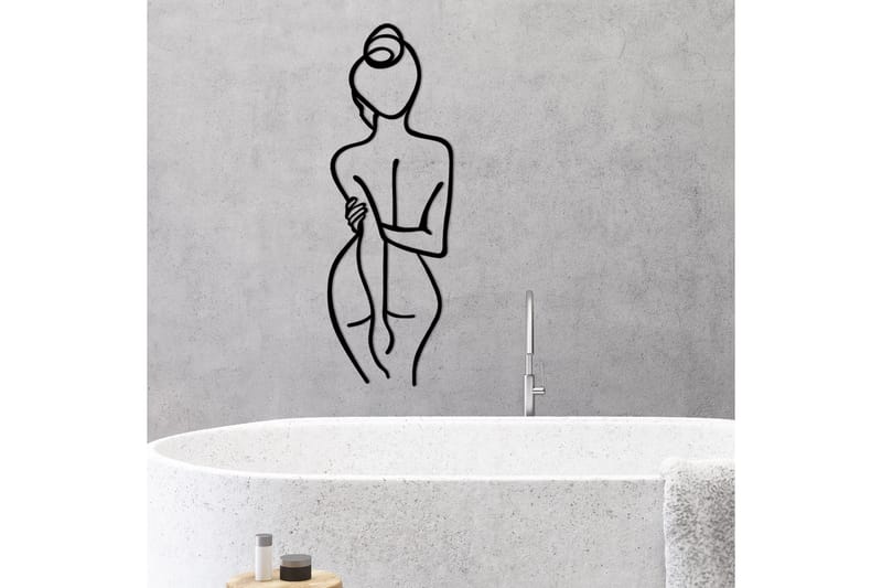 Woman Body Väggdekor - Svart - Inredning - Väggdekor - Skylt - Plåtskyltar