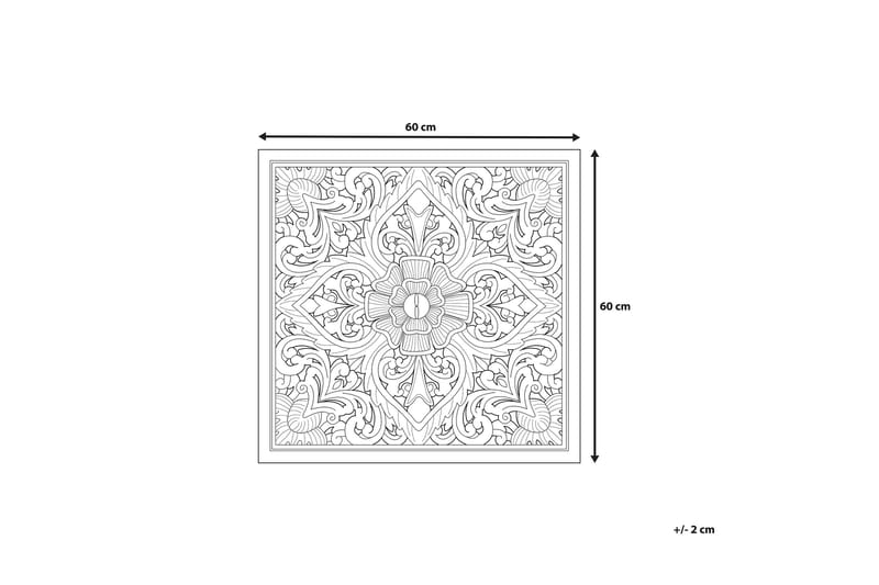 Yonora Väggdekoration 60 cm - Trä/Natur - Inredning - Väggdekor - Skylt - Plåtskyltar