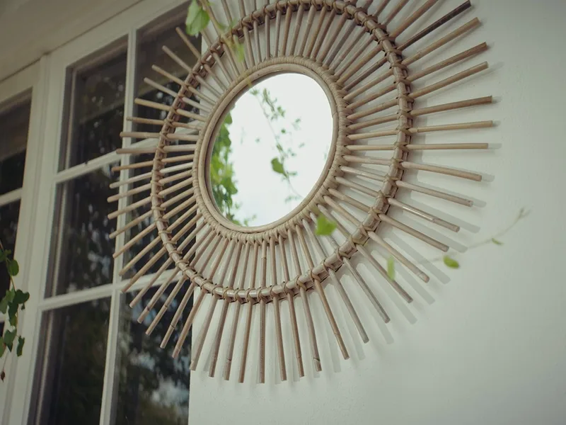 Spegel Hillerstorp Solara - Grå - Inredning - Speglar - Väggspegel