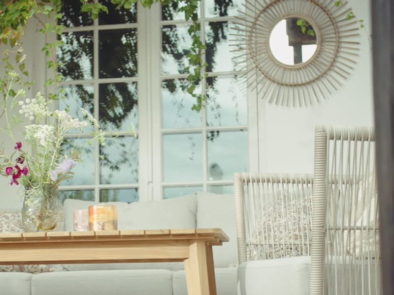 Spegel Hillerstorp Solara - Grå - Inredning - Speglar - Väggspegel