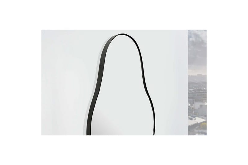 Spegel Wohnling Asymmetrisk metallram oval 80 cm - Inredning - Speglar - Väggspegel