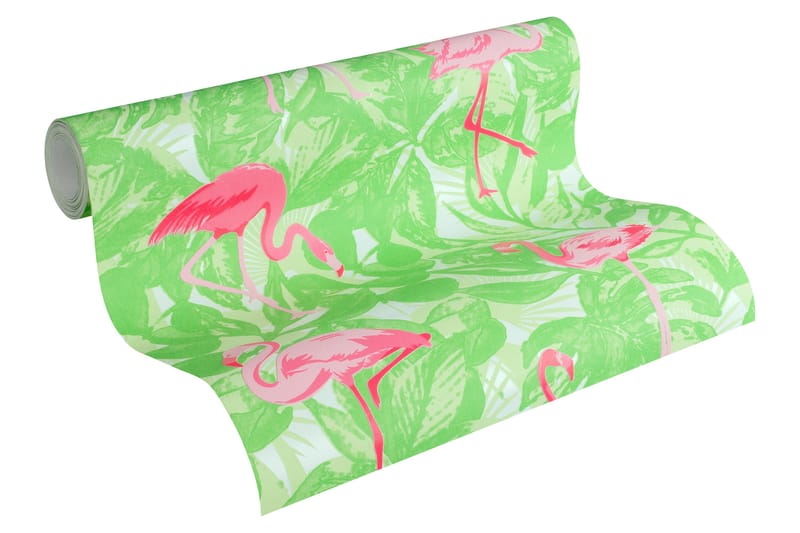 Flamingo Tapet Boys & Girls Ovävd Rosa - AS Creation - Inredning - Väggdekor - Tapet & tapettillbehör - Barntapet