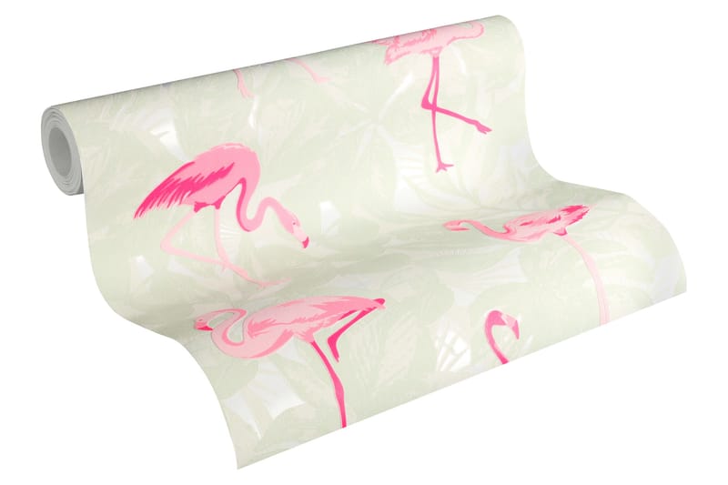 Flamingo Tapet Boys & Girls Ovävd Rosa - AS Creation - Inredning - Väggdekor - Tapet & tapettillbehör - Barntapet