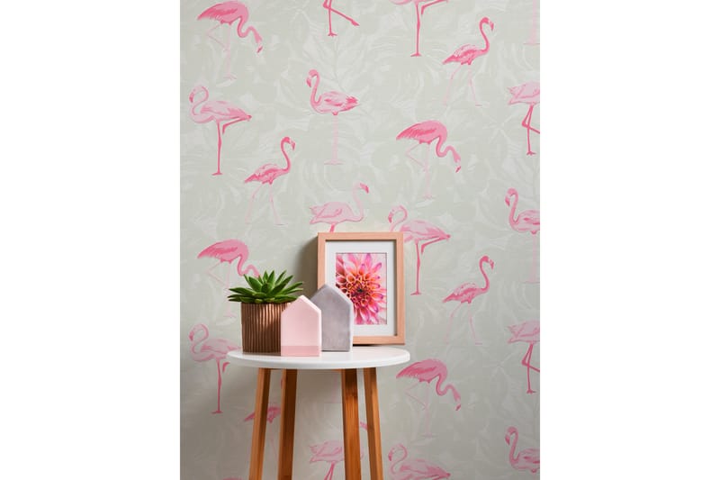 Flamingo Tapet Boys & Girls Ovävd Rosa - AS Creation - Inredning - Väggdekor - Tapet & tapettillbehör - Barntapet