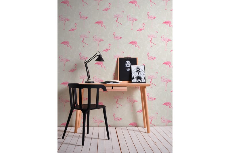 Flamingo Tapet Boys & Girls Ovävd Rosa - AS Creation - Inredning - Väggdekor - Tapet & tapettillbehör - Barntapet