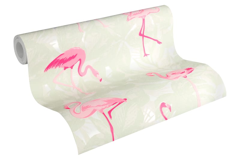 Flamingo Tapet Boys & Girls Ovävd Rosa - AS Creation - Inredning - Väggdekor - Tapet & tapettillbehör - Barntapet