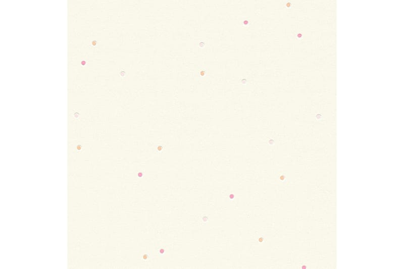 Prickig Tapet Boys & Girls Ovävd Vit Rosa - AS Creation - Inredning - Väggdekor - Tapet & tapettillbehör - Barntapet