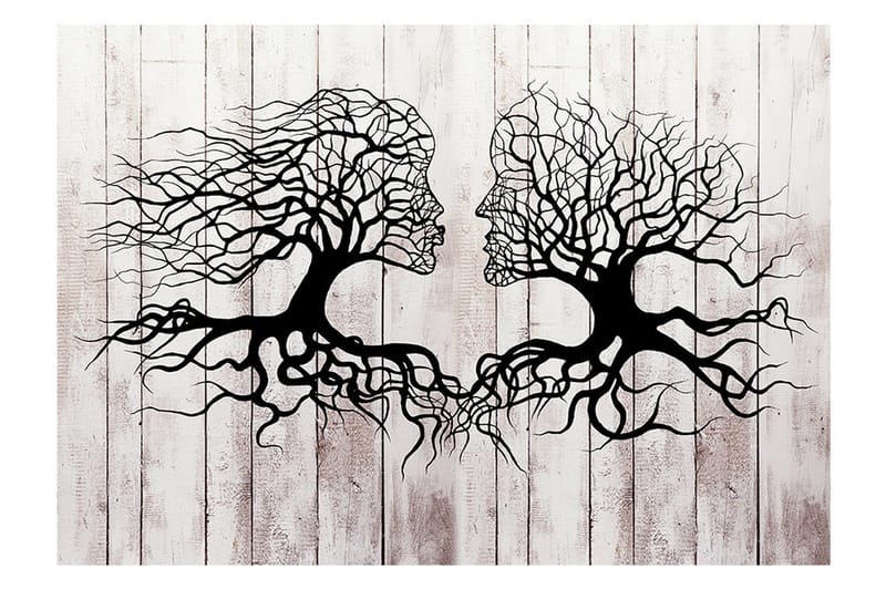 Fototapet A Kiss Of A Trees 250x175 - Artgeist sp. z o. o. - Inredning - Väggdekor - Tapet & tapettillbehör - Fototapet