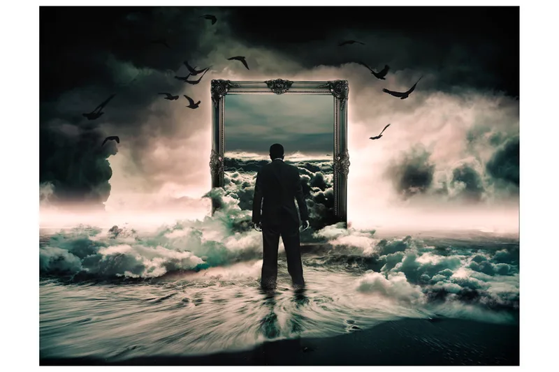 Fototapet A Walk In The Clouds 250x193 - Artgeist sp. z o. o. - Inredning - Väggdekor - Tapet & tapettillbehör - Fototapet