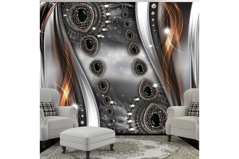Fototapet Abstract & Jewelry 350x245 - Artgeist sp. z o. o. - Inredning - Väggdekor - Tapet & tapettillbehör - Fototapet