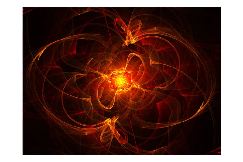 Fototapet Abstract Fire 350x270 - Artgeist sp. z o. o. - Inredning - Väggdekor - Tapet & tapettillbehör - Fototapet