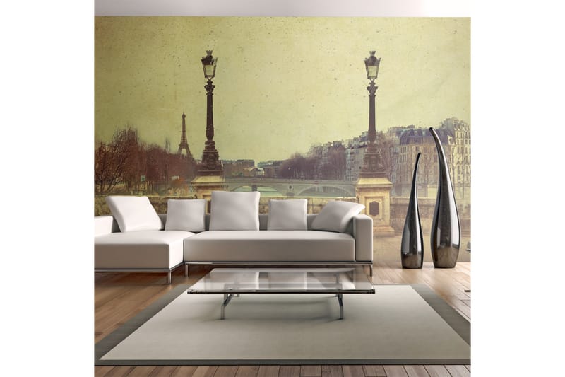 Fototapet Adieu Paris! 450x270 - Artgeist sp. z o. o. - Inredning - Väggdekor - Tapet & tapettillbehör - Fototapet