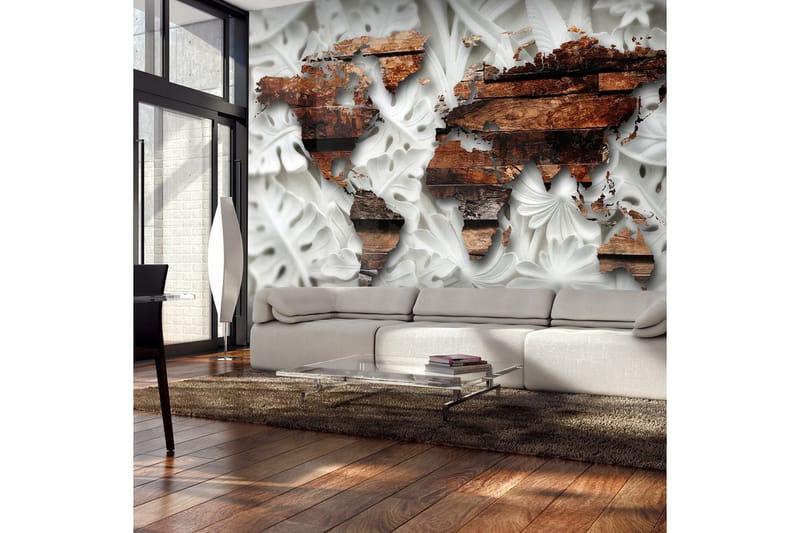 Fototapet Alabastrine Map 200x140, Artgeist sp. z o. o.