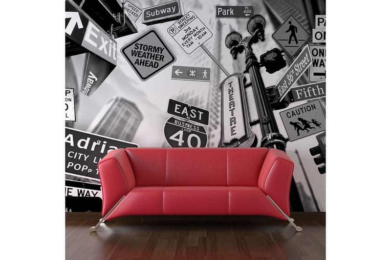 Fototapet Alla Vägar Leder Till Manhattan 300x231 - Artgeist sp. z o. o. - Inredning - Väggdekor - Tapet & tapettillbehör - Fototapet