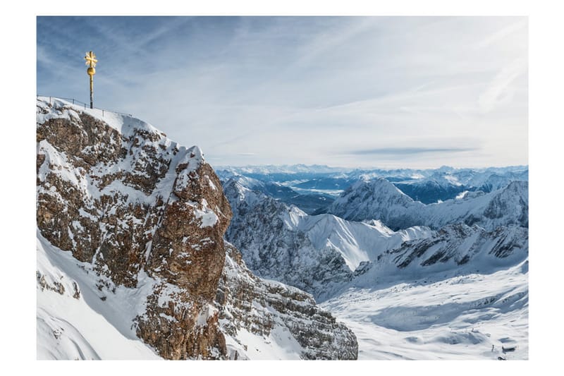 Fototapet Alps Zugspitze 150x105 - Artgeist sp. z o. o. - Inredning - Väggdekor - Tapet & tapettillbehör - Fototapet