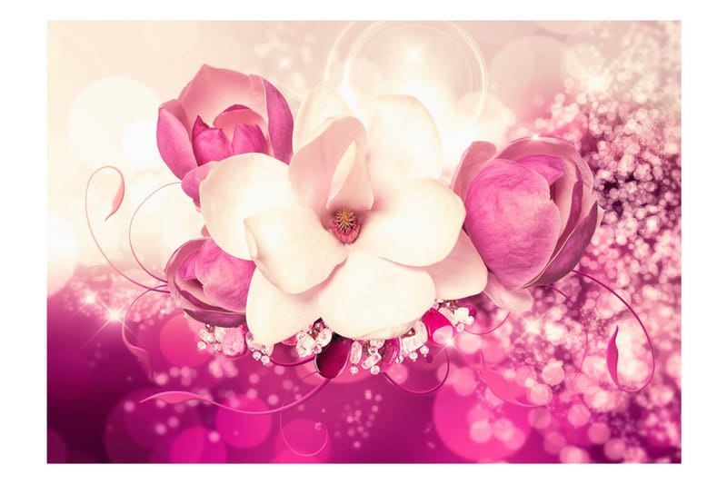 Fototapet Amaranthine Admiration 200x140 - Artgeist sp. z o. o. - Inredning - Väggdekor - Tapet & tapettillbehör - Fototapet