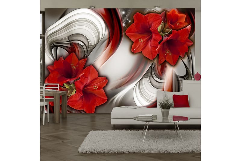 Fototapet Amaryllis Ballad Of The Red 250x175, Artgeist sp. z o. o.