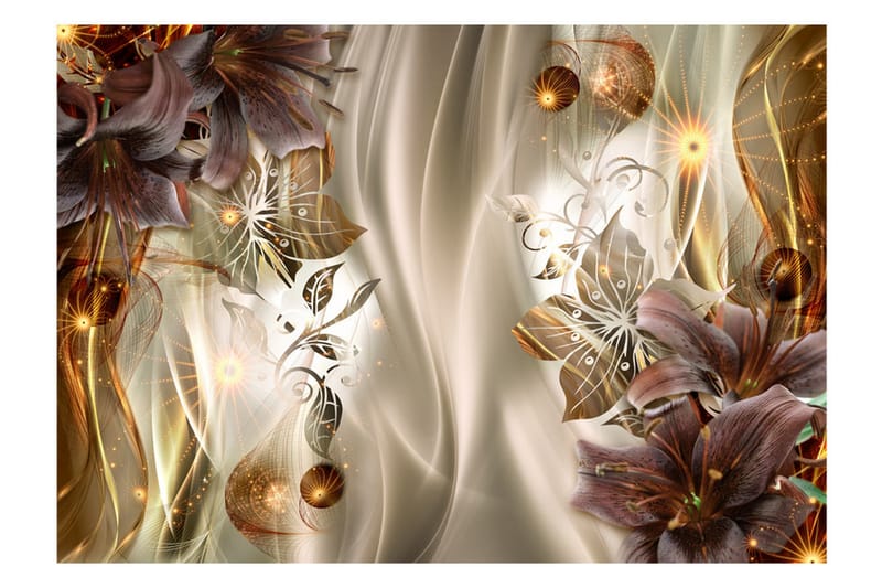 Fototapet Amber Land 300x210 - Artgeist sp. z o. o. - Inredning - Väggdekor - Tapet & tapettillbehör - Fototapet