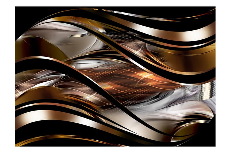 Fototapet Amber Storm 300x210 - Artgeist sp. z o. o. - Inredning - Väggdekor - Tapet & tapettillbehör - Fototapet