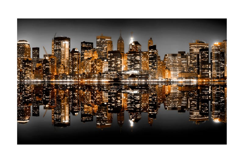 Fototapet American Gold 450x270 - Artgeist sp. z o. o. - Inredning - Väggdekor - Tapet & tapettillbehör - Fototapet
