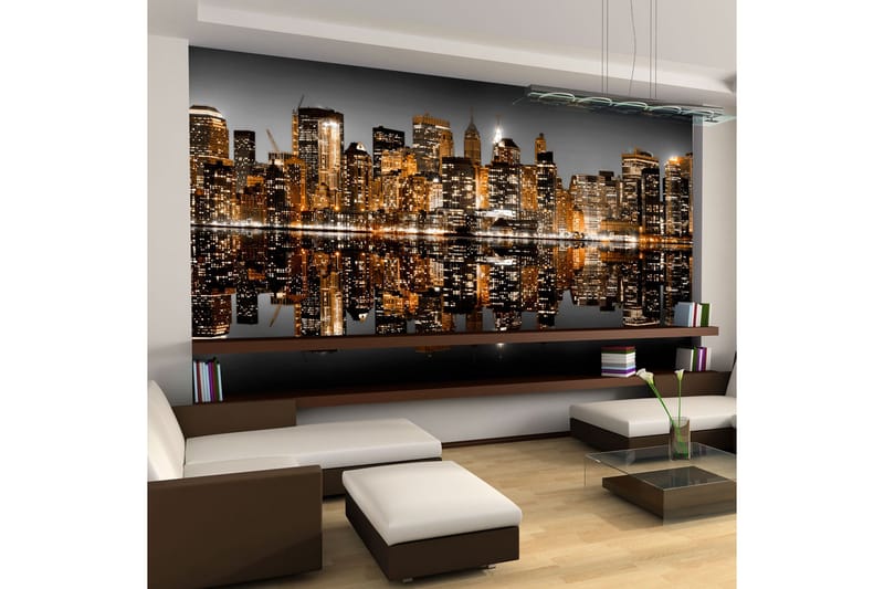 Fototapet American Gold 450x270 - Artgeist sp. z o. o. - Inredning - Väggdekor - Tapet & tapettillbehör - Fototapet