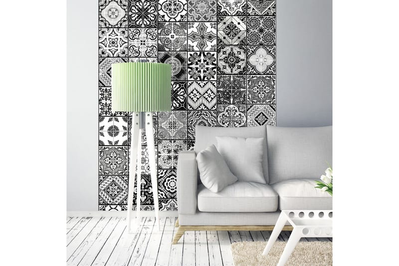 Fototapet Arabesque Black& White 50x1000 - Artgeist sp. z o. o. - Inredning - Väggdekor - Tapet & tapettillbehör - Fototapet