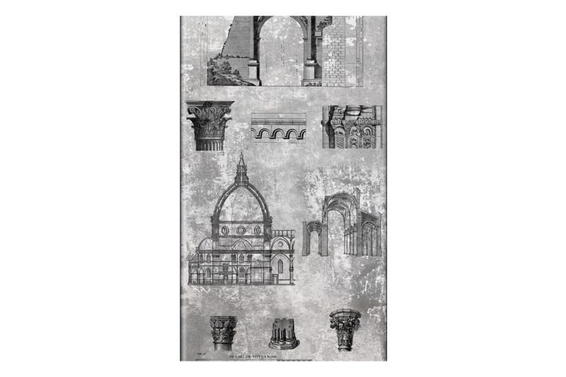 Fototapet Architectural Gems 50x1000 - Artgeist sp. z o. o. - Inredning - Väggdekor - Tapet & tapettillbehör - Fototapet