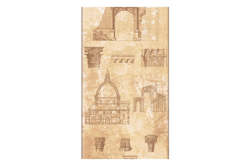 Fototapet Architectural Pearl 50x1000 - Artgeist sp. z o. o. - Inredning - Väggdekor - Tapet & tapettillbehör - Fototapet