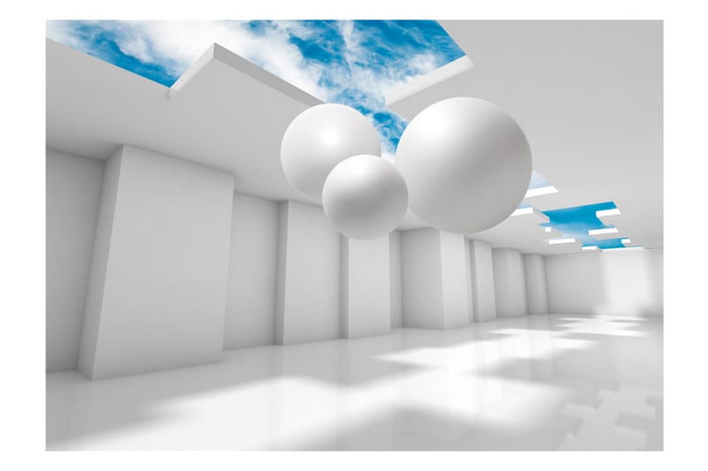 Fototapet Architecture Of The Future 250x175 - Artgeist sp. z o. o. - Inredning - Väggdekor - Tapet & tapettillbehör - Fototapet