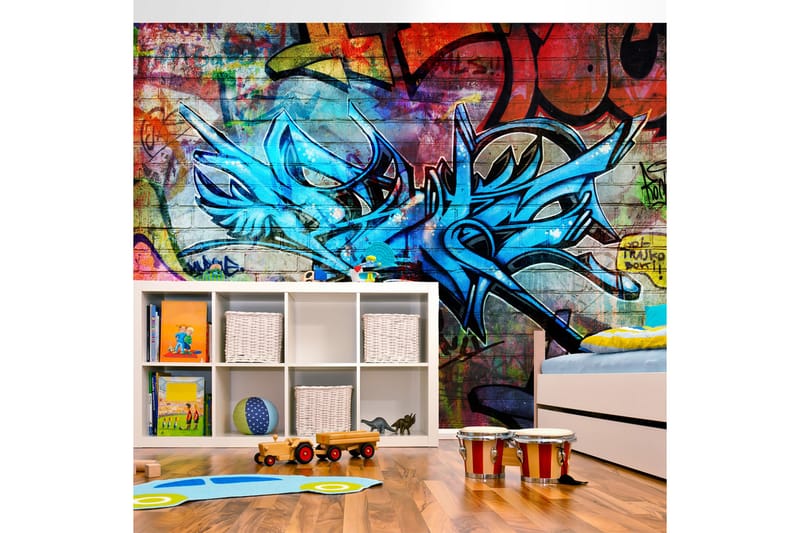 Fototapet Art Crime 250x175 - Artgeist sp. z o. o. - Inredning - Väggdekor - Tapet & tapettillbehör - Fototapet