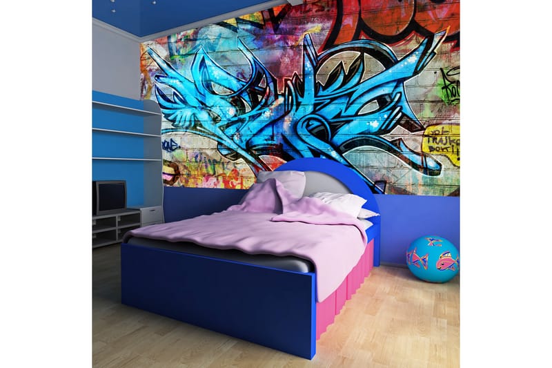 Fototapet Art Crime 250x193 - Artgeist sp. z o. o. - Inredning - Väggdekor - Tapet & tapettillbehör - Fototapet