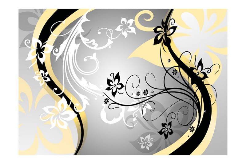 Fototapet Art-Flowers Yellow 400x280 - Artgeist sp. z o. o. - Inredning - Väggdekor - Tapet & tapettillbehör - Fototapet