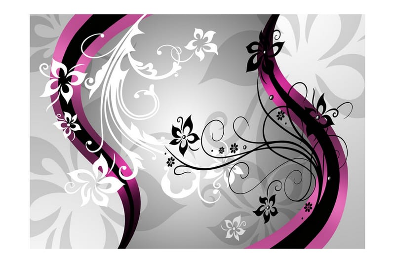 Fototapet Art-Flowers Pink 350x245 - Artgeist sp. z o. o. - Inredning - Väggdekor - Tapet & tapettillbehör - Fototapet