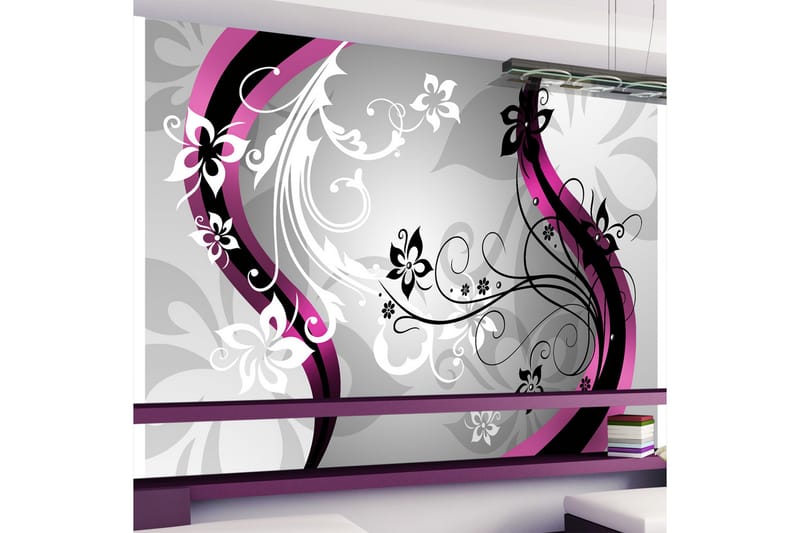Fototapet Art-Flowers Pink 350x245 - Artgeist sp. z o. o. - Inredning - Väggdekor - Tapet & tapettillbehör - Fototapet