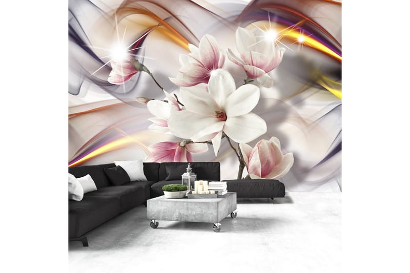 Fototapet Artistic Magnolias 350x245 - Artgeist sp. z o. o. - Inredning - Väggdekor - Tapet & tapettillbehör - Fototapet