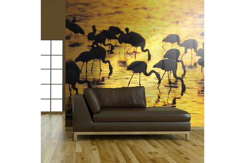 Fototapet Avkopplande Stund Orkidé & Stenar 250x193 - Artgeist sp. z o. o. - Inredning - Väggdekor - Tapet & tapettillbehör - Fototapet