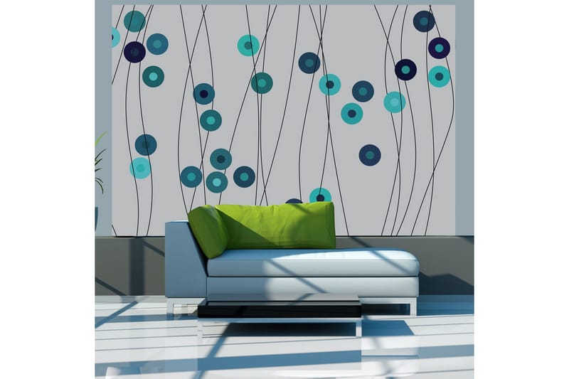 Fototapet Azure Buttons 200x154, Artgeist sp. z o. o.