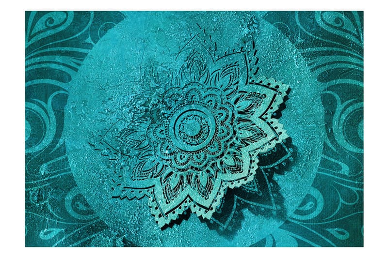 Fototapet Azure Flower 300x210 - Artgeist sp. z o. o. - Inredning - Väggdekor - Tapet & tapettillbehör - Fototapet