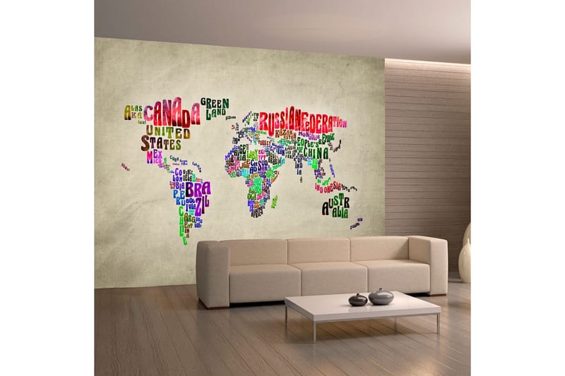 Fototapet Bättre Värld 350x270 - Artgeist sp. z o. o. - Inredning - Väggdekor - Tapet & tapettillbehör - Fototapet