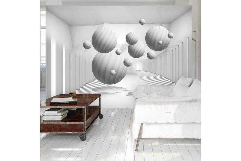 Fototapet Balls In White 300x210 - Artgeist sp. z o. o. - Inredning - Väggdekor - Tapet & tapettillbehör - Fototapet